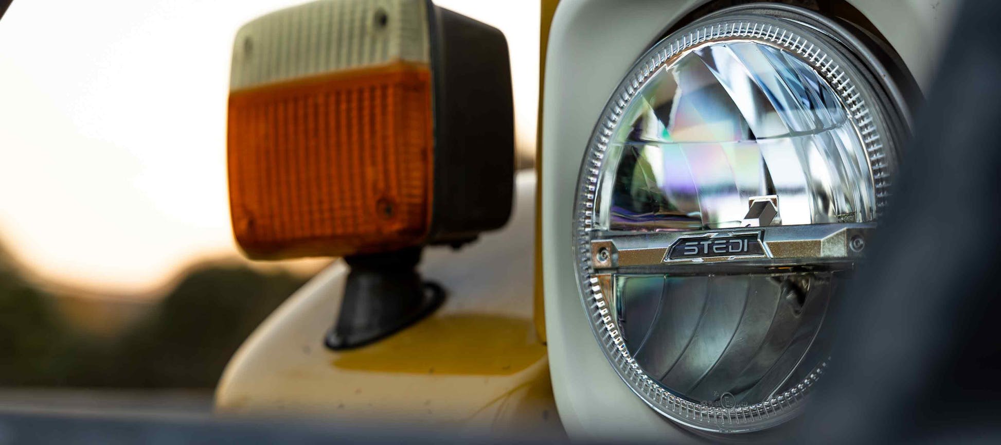 STEDI 7 Inch Homage LED Headlight Chrome | 5700K